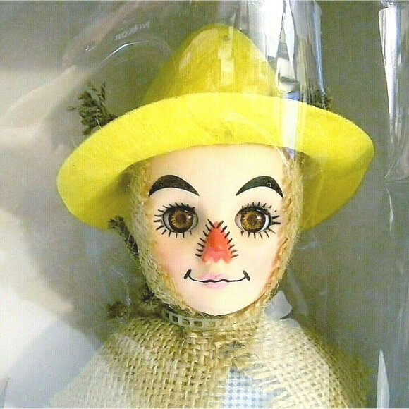 Effanbee 1987 Straw Man Doll Scarecrow Figure Original Box 11" Collectible - Picture 2 of 9
